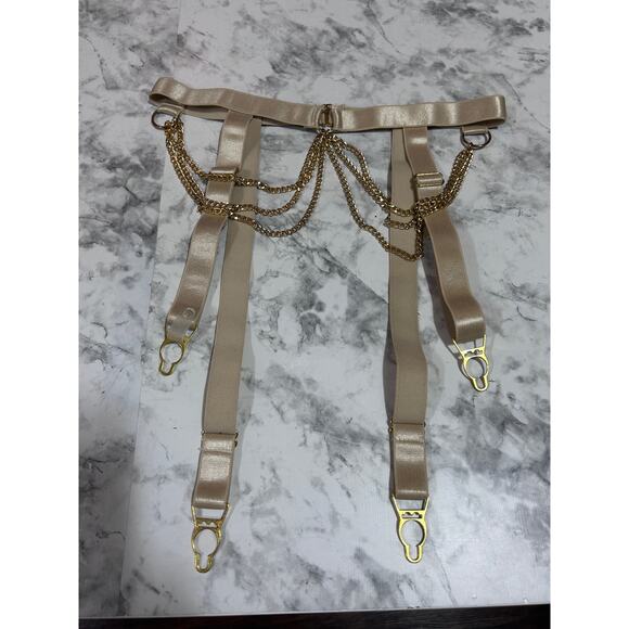 Metallic Gold Bikini Set S Swimwear Cosplay Intimate Coquette Feminine Pinup - Picture 6 of 7